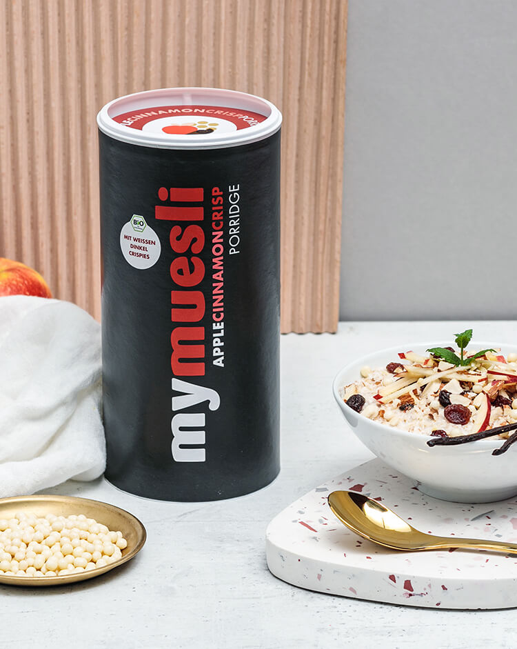 mymuesli Apple Cinnamon Crisp Porridge