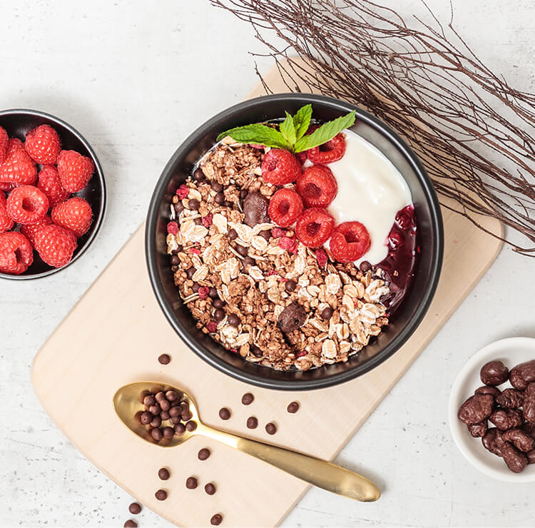 article1a-raspberry-dark-choc.jpg Raspberry Dark Choc Muesli Fruehstueck