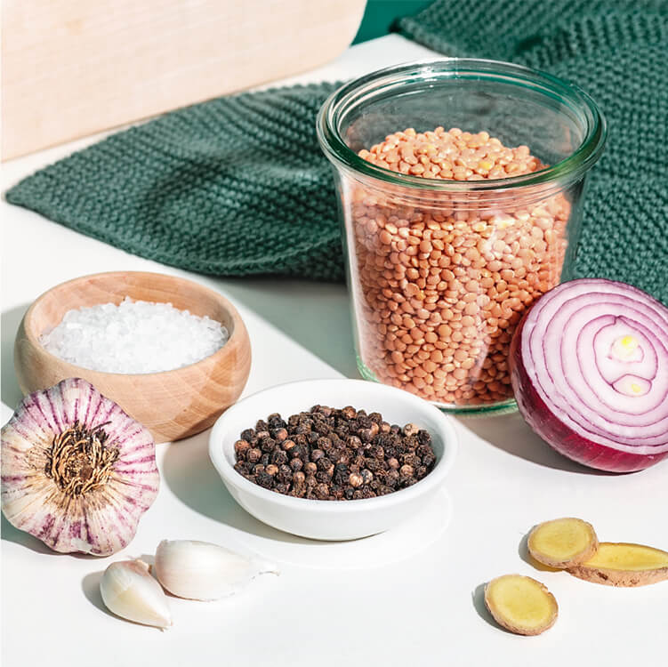 Würziges Linsen Dal mit Kokos Nilk