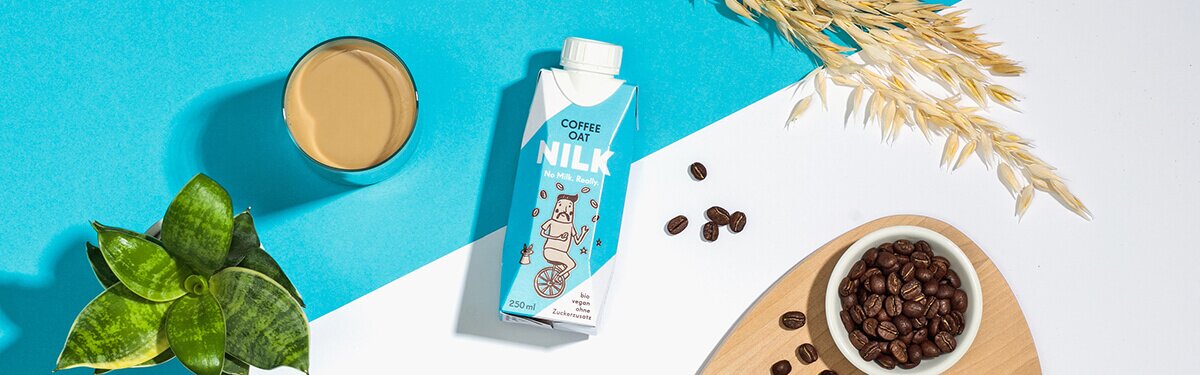 Nilk2go Coffee Oat mit besten Arabica Bohnen.