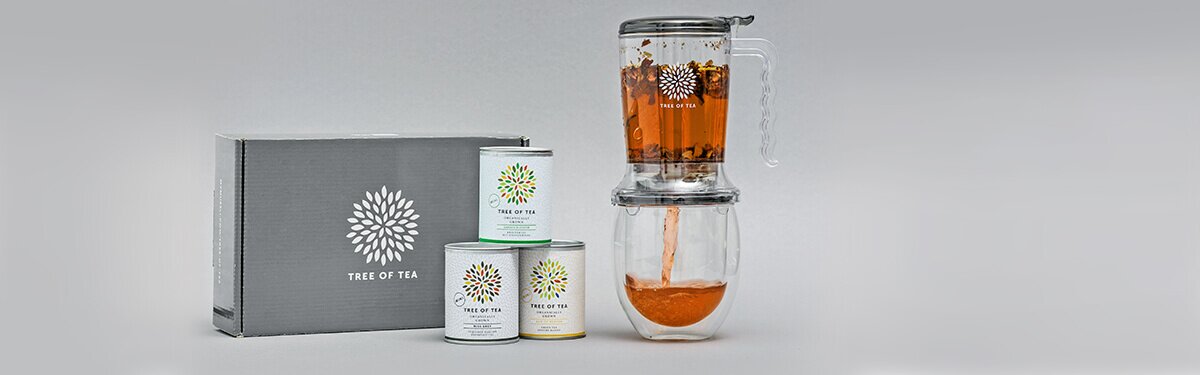 Unser Tea Maker im Set mit 3 leckeren Tee-Minis