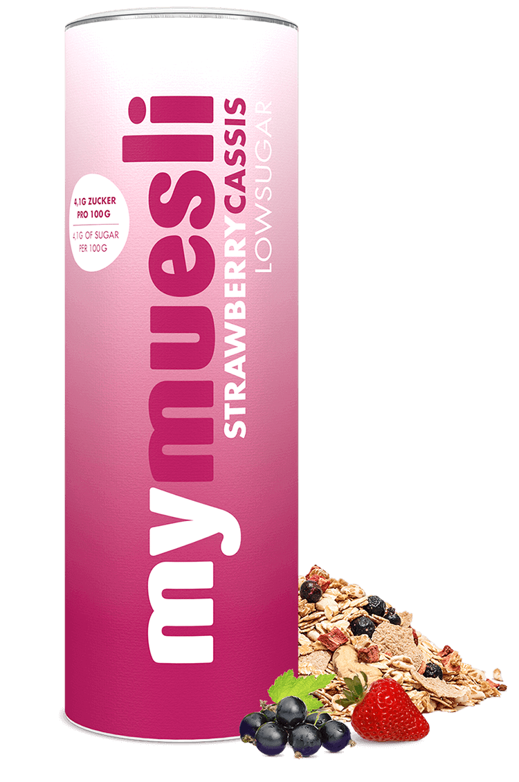 Low Sugar Strawberry Cassis Muesli Dose