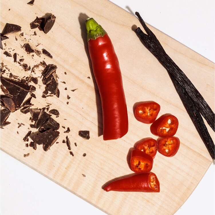 Chocolate Chili Nilk mit Chili und Vanille