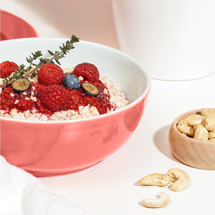 Overnight Oats mit Cashew Nilk