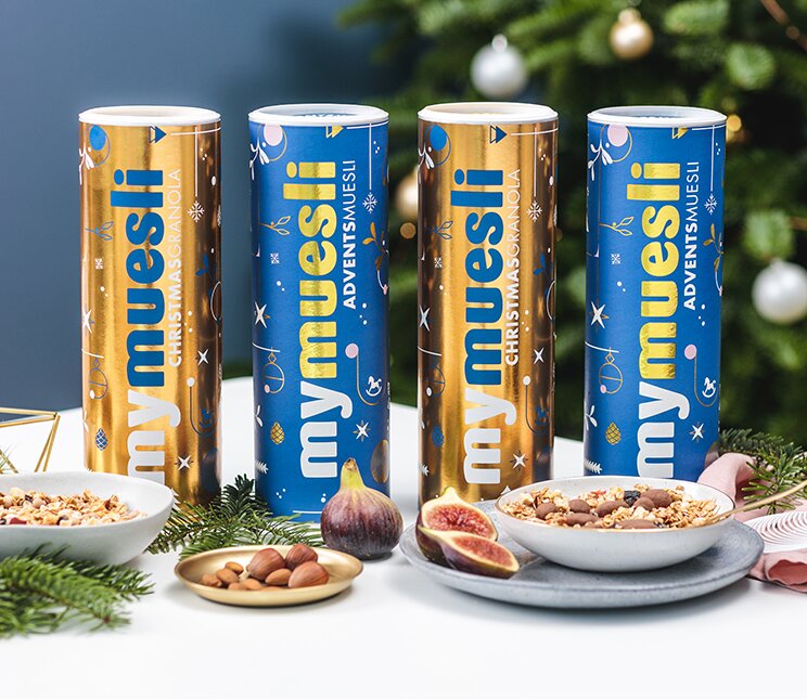 Bio-Müsli als Weihnachtsgeschenk für deine Liebsten.