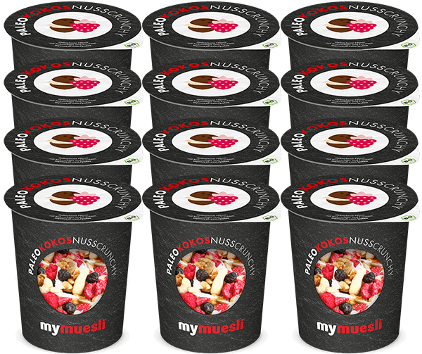 12 Paleo Kokos Nuss Crunchy 2go Becher