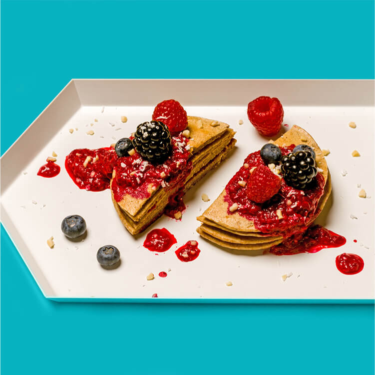 Pancakes mit Hafer Nilk