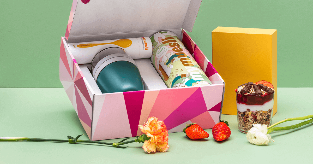individuelle Oster Geschenkbox von mymuesli