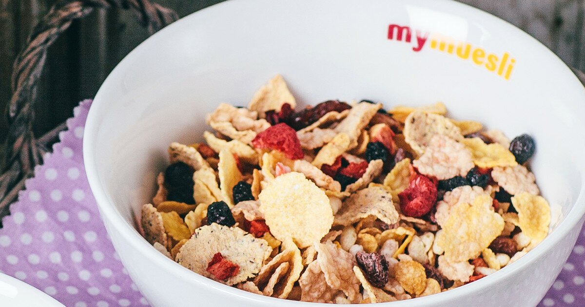 Glutenfreies Beeren-Müsli 100% bio | mymuesli