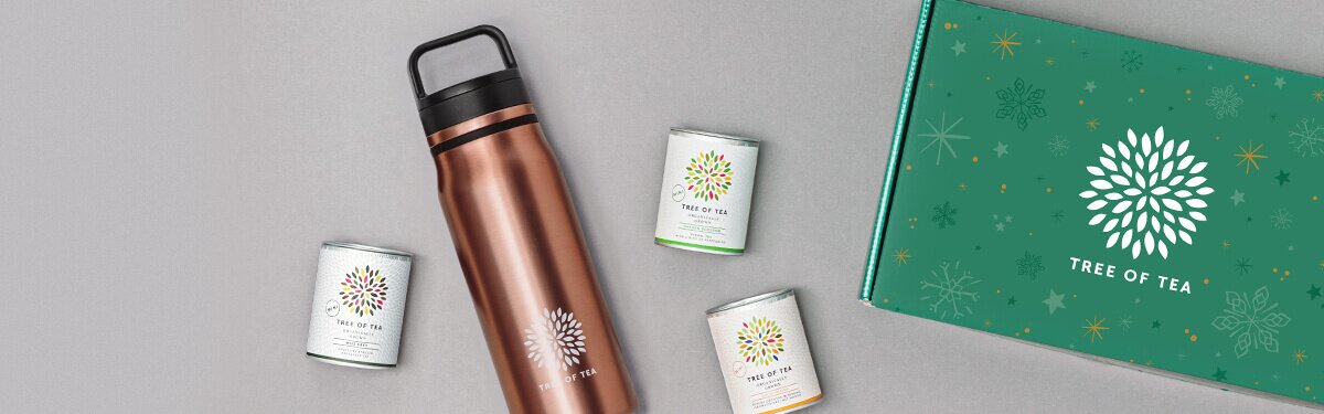 Weihnachtliches Thermo Bottle 2go Set in der schicken Geschenkbox