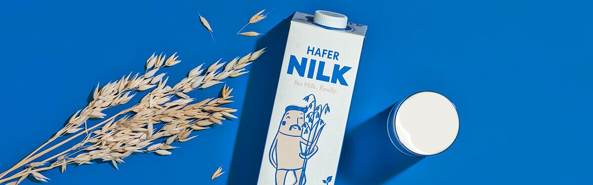 Unsere Bio Hafer Nilk mit der Extraportion Hafer.