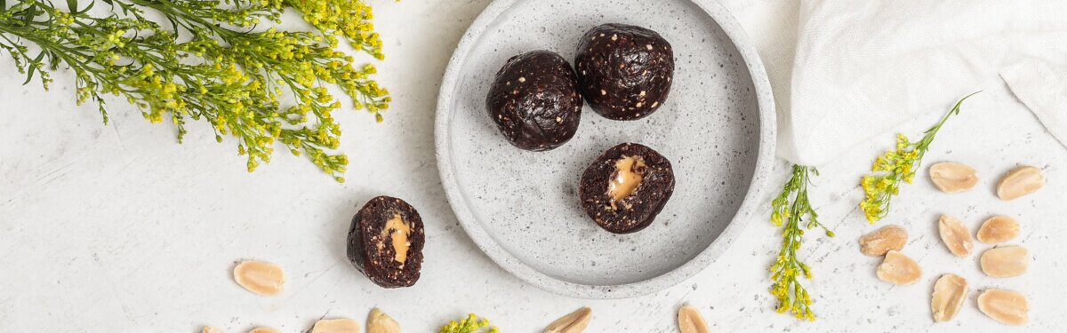 Nut Butter Balls Erdnuss