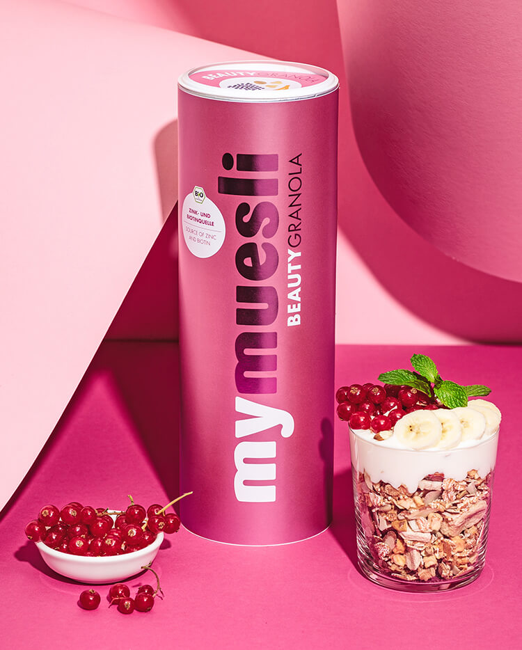 mymuesli Beauty Granola mit Johannisbeeren