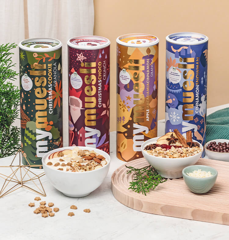 mymuesli Weihnachtsmueslis