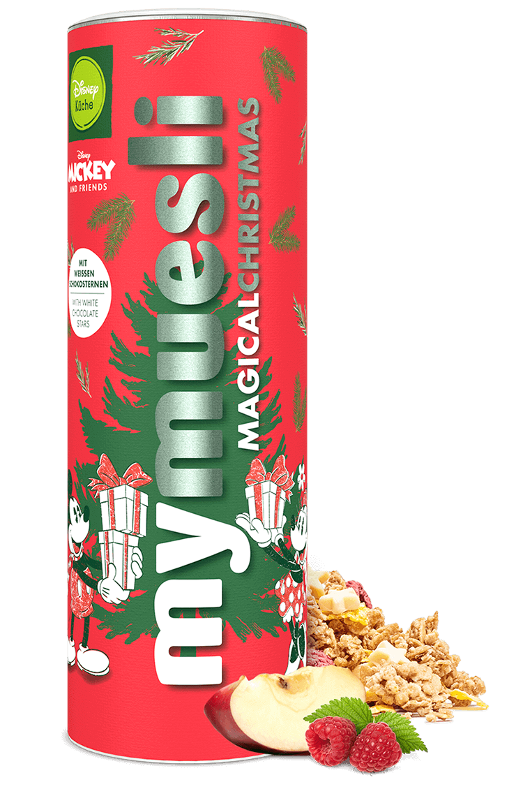 Magical Christmas Muesli Dose Disney Mickey und Minnie