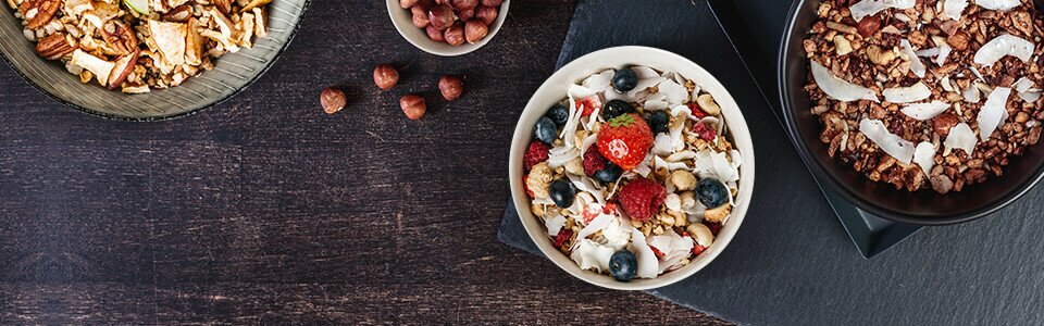 Die ganze Paleo-Vielfalt von mymuesli in einem Paket.