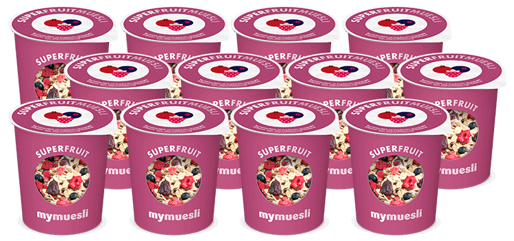 Dein Superfruit-Müsli zum Mitnehmen.