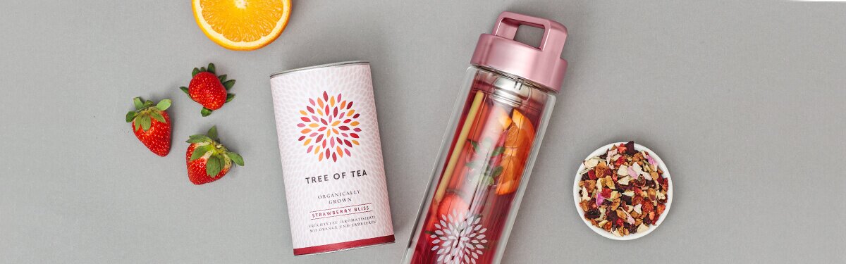 Limitiertes Set aus 2go Bottle und Strawberry Bliss