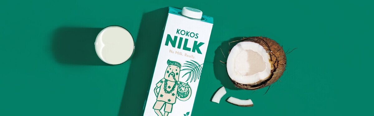 Leckere Kokos Nilk mit Bio Kokosmilch.