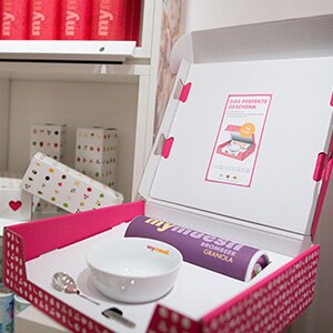 Geschenksets im mymuesli Laden Innsbruck