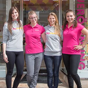 Das Team im mymuesli-Laden Klagenfurt