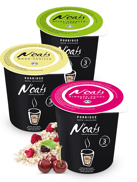Noats2go im kleinen Portionsbecher