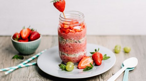 Smoothie Bowl mit Porridge