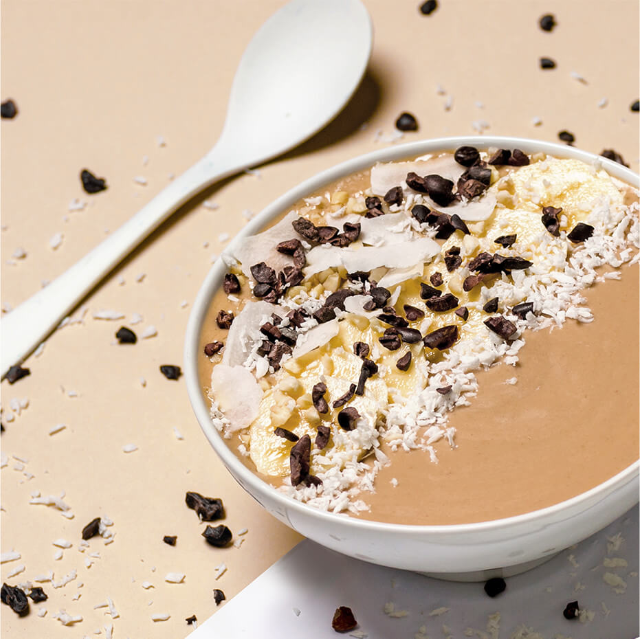 Nicecream mit Erdnussbutter