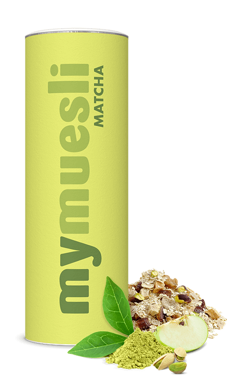Gesundes Frühstück mit dem Matcha-Müsli
