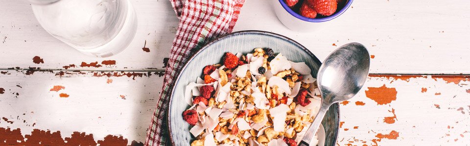 Paleo-Müsli zum Frühstück oder als Snack zwischendurch