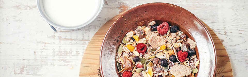 Müsli mit Kamut, Emmer, PurPur und Dinkel