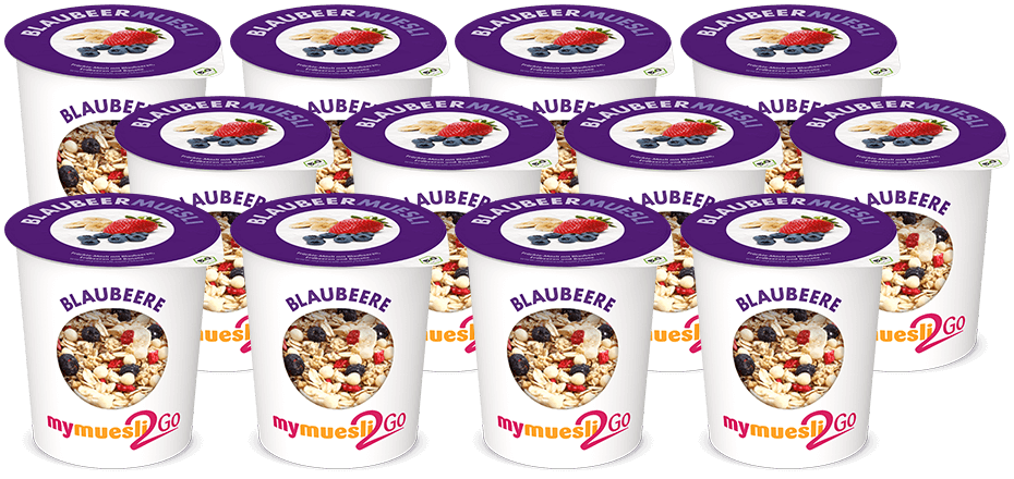 Blaubeer-Müsli zum Mitnehmen