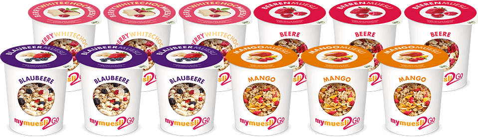 Fruchtmüsli Probierpaket von mymuesli