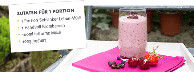 Rezpept für Power-Müslishake