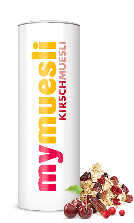 Müsli mit Kirschen