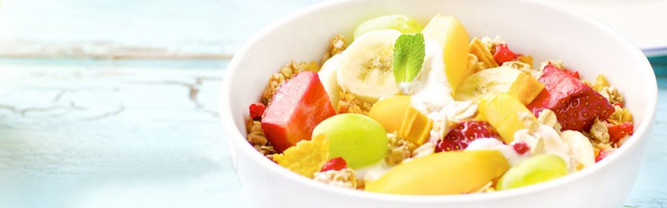Müsli mit Mango