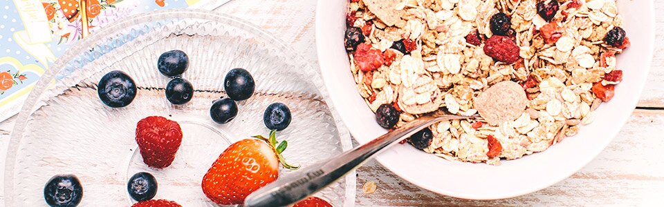Müsli mit Superfrüchten