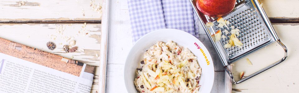 Birchermüsli mit neuem Rezept