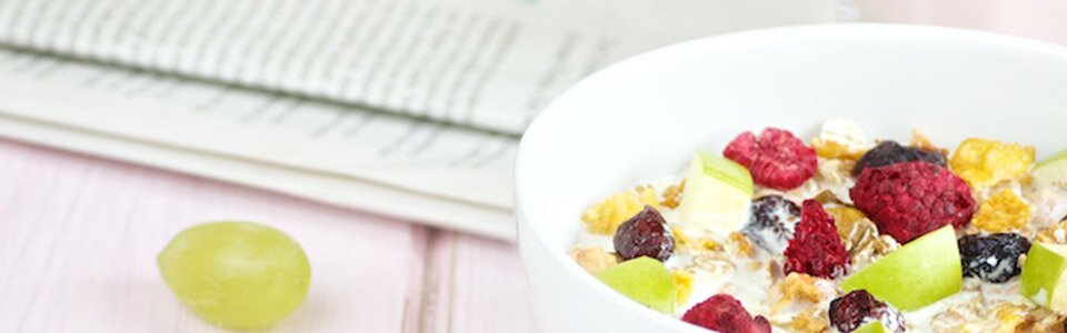 Müsli mit wenig Fett für figurbewusste Ernährung