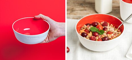 mymuesli-Schale rot